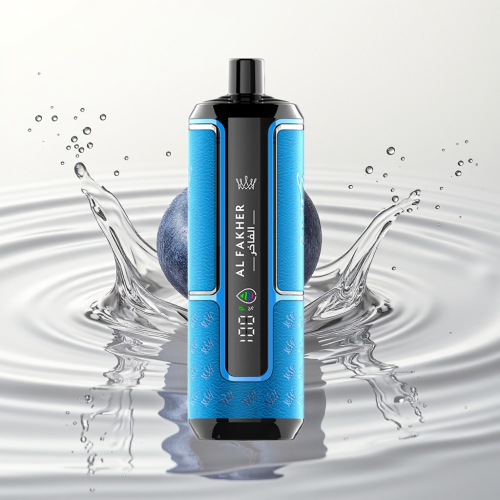 Al Fakher Crown Bar 15K Hypermax 22ml 600mAh Type-C Blauwe Bessen Kauwgom Wegwerp Vape
