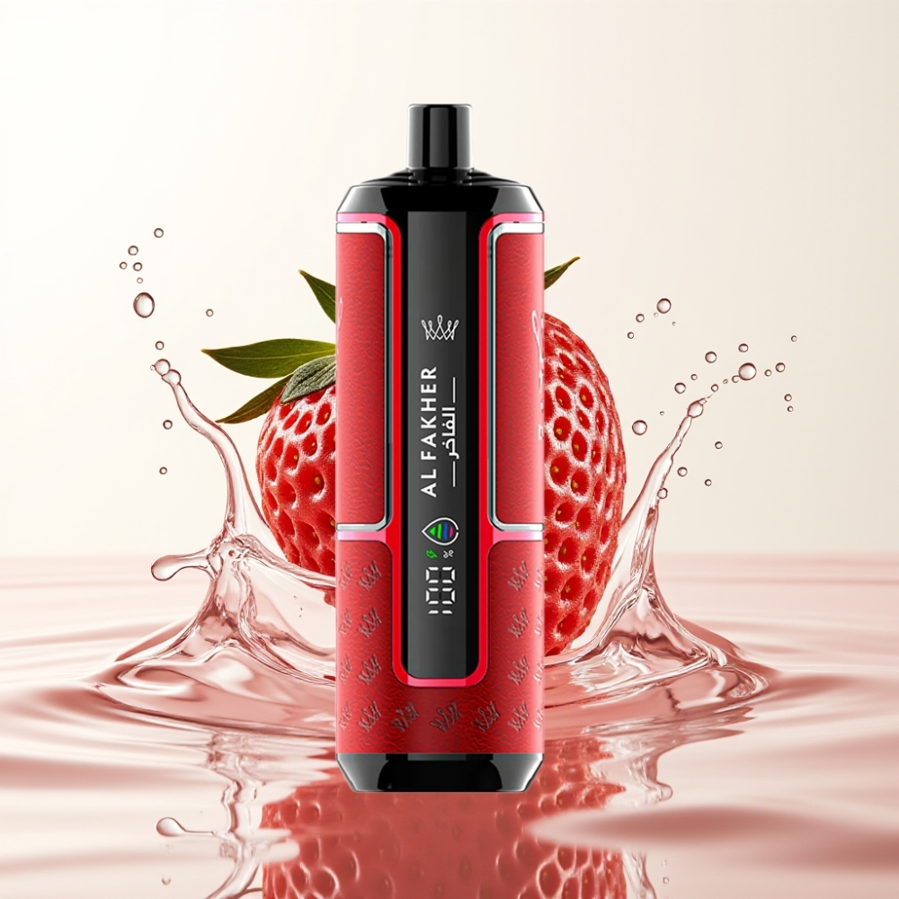Al Fakher Crown Bar 15K Hypermax 22ml DTL Strawberry Punch Wegwerp Vape