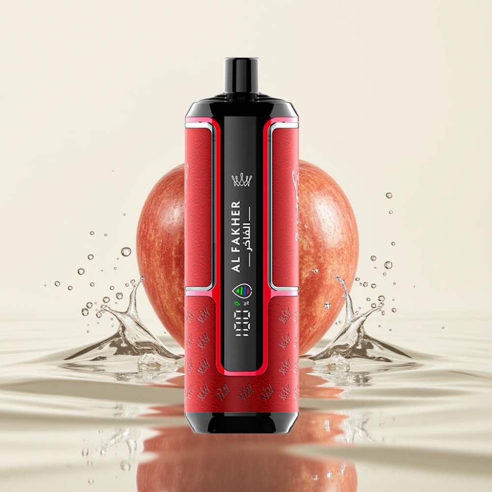Al Fakher Crown Bar 15K Hypermax Wegwerp Vape Kit 22ml Twee Appel DTL 6mg