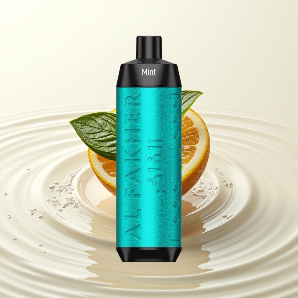 Al Fakher Crown Bar 8000 Crystal Mint Wegwerp Vape 18ml 5mg USB-C 600mAh