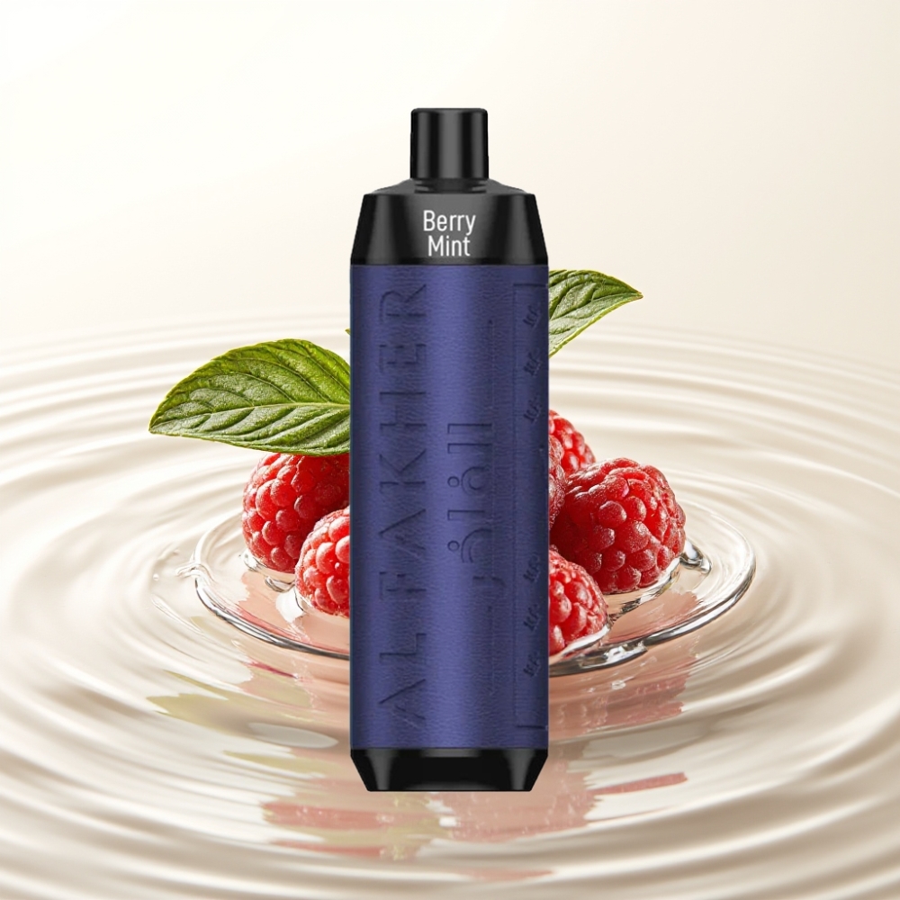 Al Fakher Crown Bar 8000 Crystal Wegwerp Vape Bes Munt 18ml 5mg Nichotine