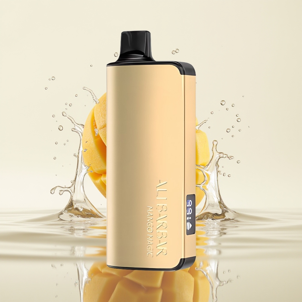 Alibarbar Ingot 9000 Puffs 22ml Mango Magie LED Display 2350mAh