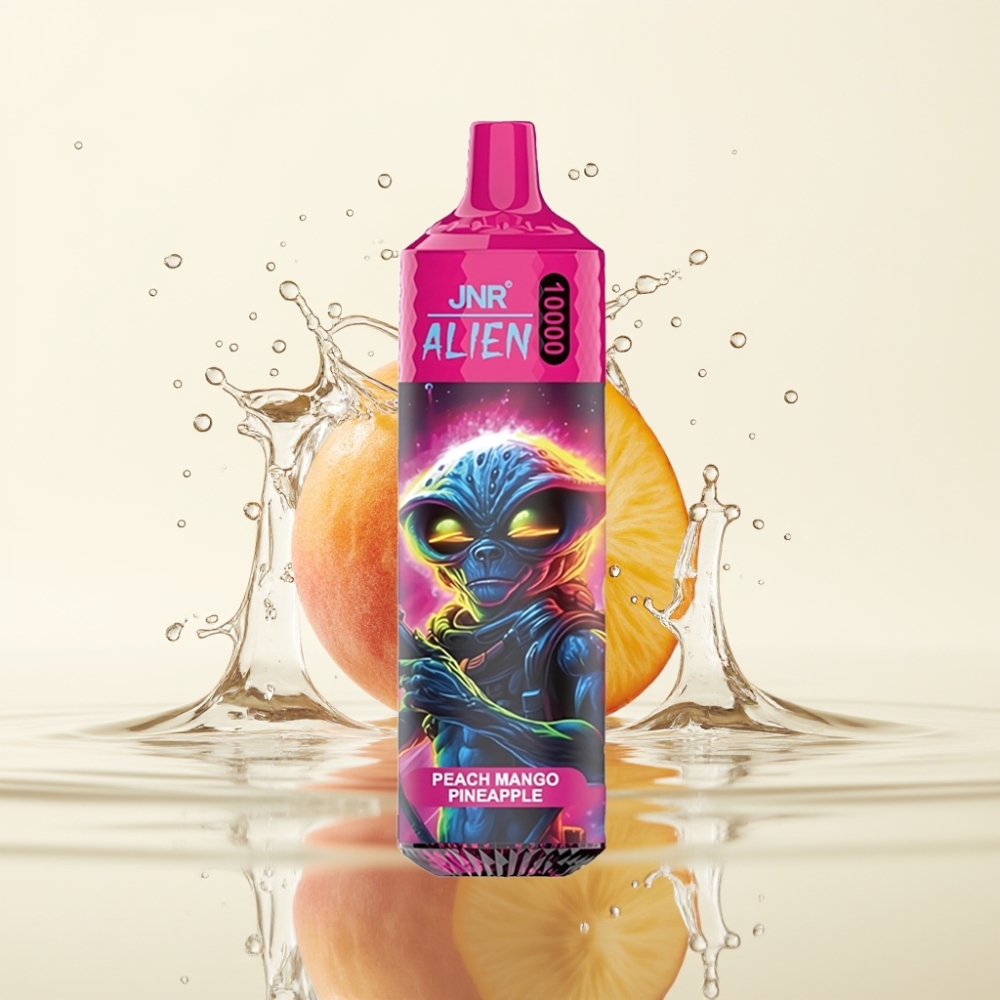 JNR Alien 10000 Puffs 20ml Peach Mango Ananas Sport RGB LED Type-C