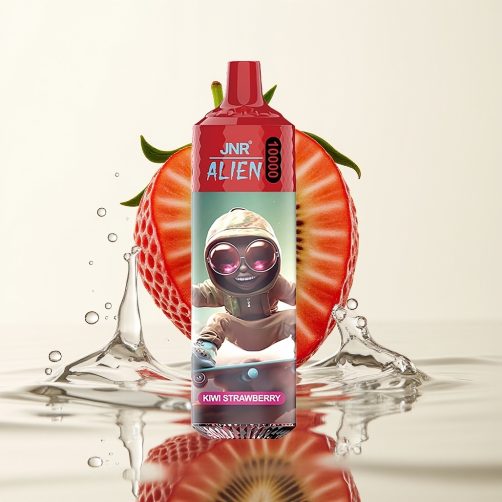 JNR Alien 10000 Puffs 850mAh Type-C RGB Kiwi Aardbei