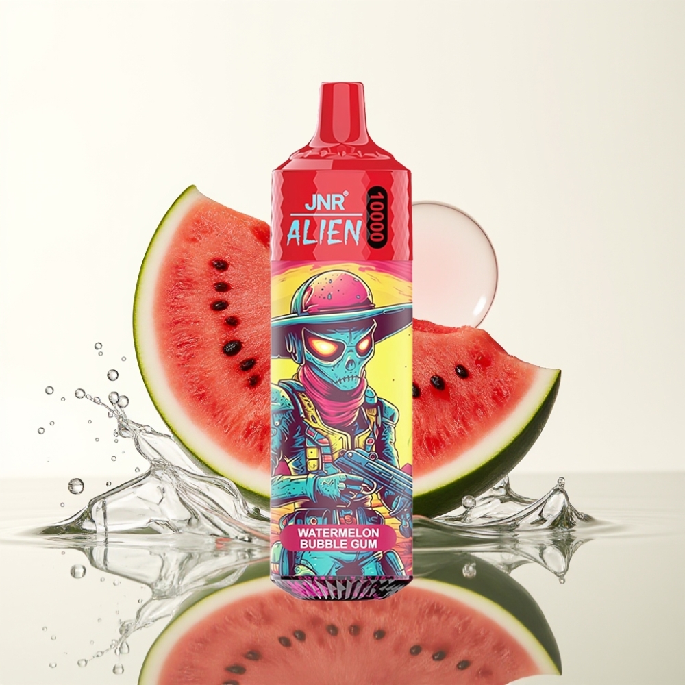 JNR Alien 10000 Puffs 850mAh Type-C RGB Watermeloen Bubble Gum