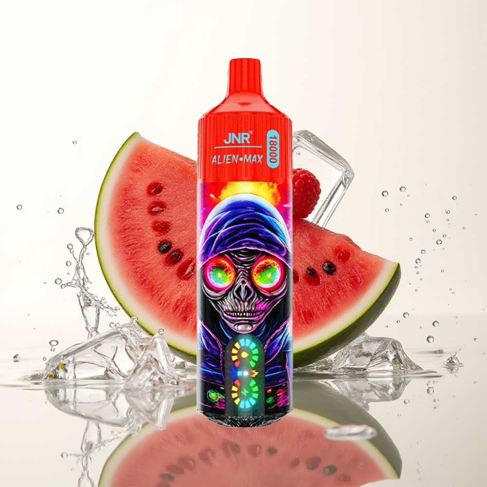 JNR Alien Max 18000 Puffs Dual Mesh Coil Raspberry Watermelon Ijs 28ml