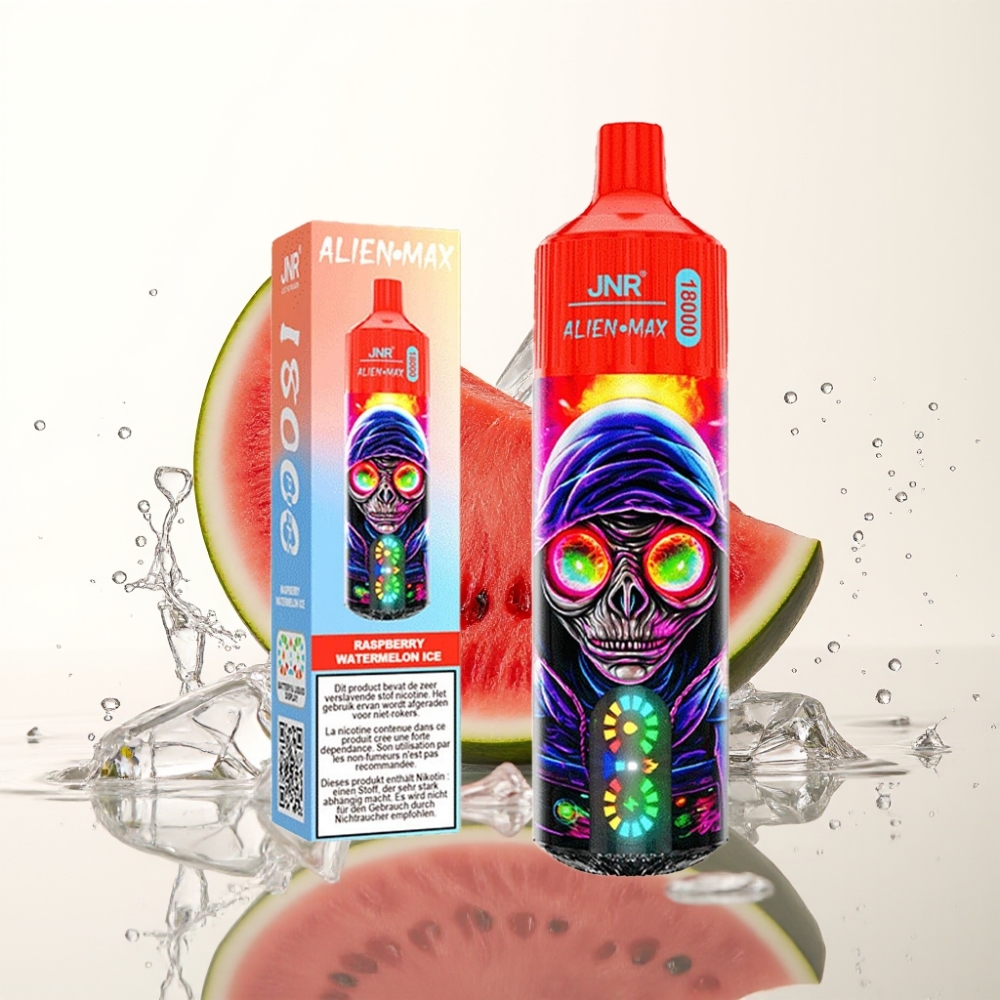 JNR Alien Max 18000 Puffs Dual Mesh Coil Raspberry Watermelon Ijs 28ml