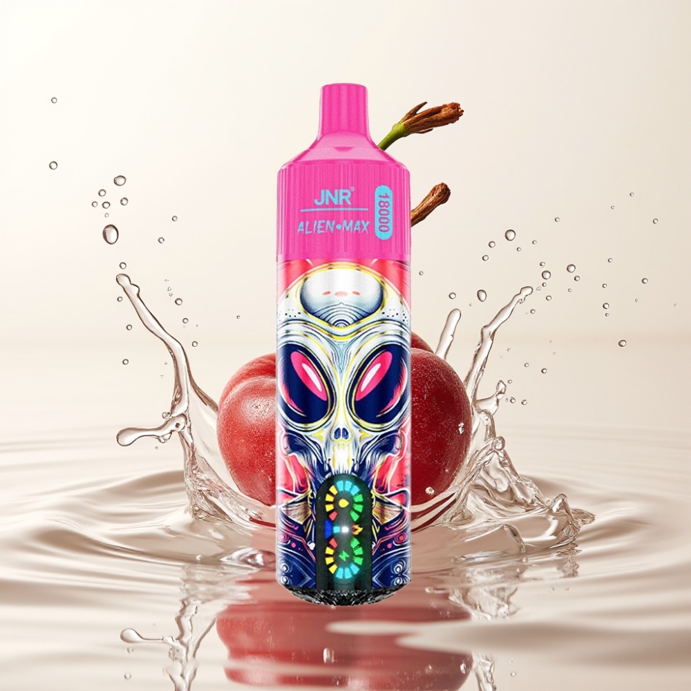 JNR Alien Max 18000 Puffs Smart LED Dual Mesh Cherry Berry