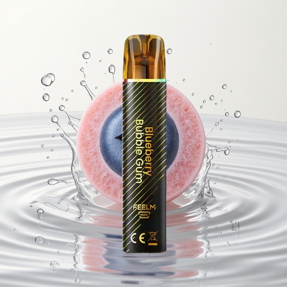 JNR Black&Golden 800 Puffs Wegwerp Vape Blauwe Bessen Bubblegum 550mAh TPD