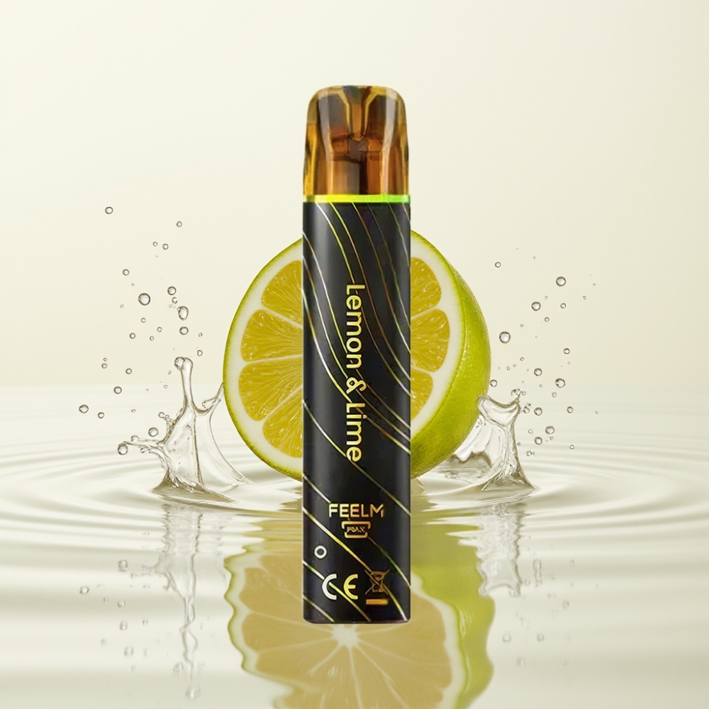 JNR Black&Golden 800 Puffs Wegwerp Vape Citroen & Limoen 550mAh 2ml TPD