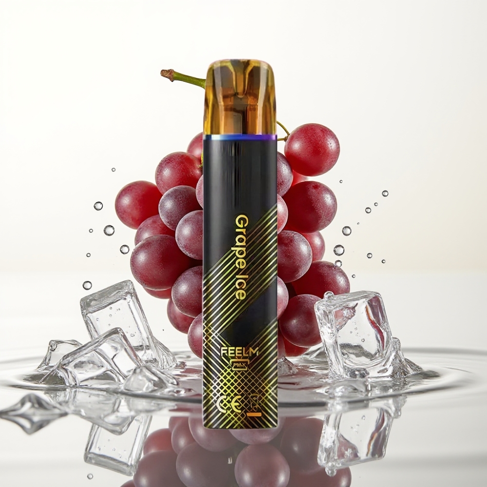 JNR Black&Golden 800 Puffs Wegwerp Vape Druivenijs 550mAh 2ml TPD