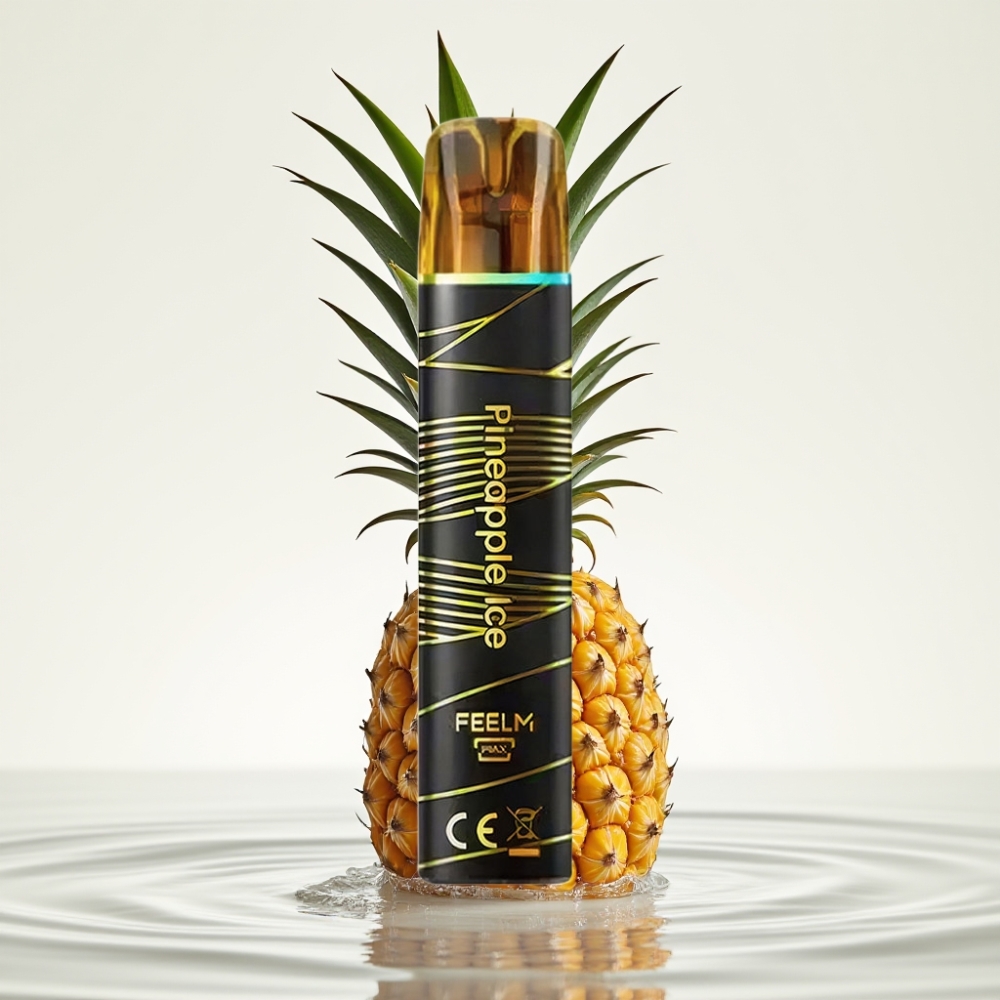 JNR Black&Golden 800 Puffs Wegwerp Vape Pineapple Ice 550mAh 2ml TPD 2%