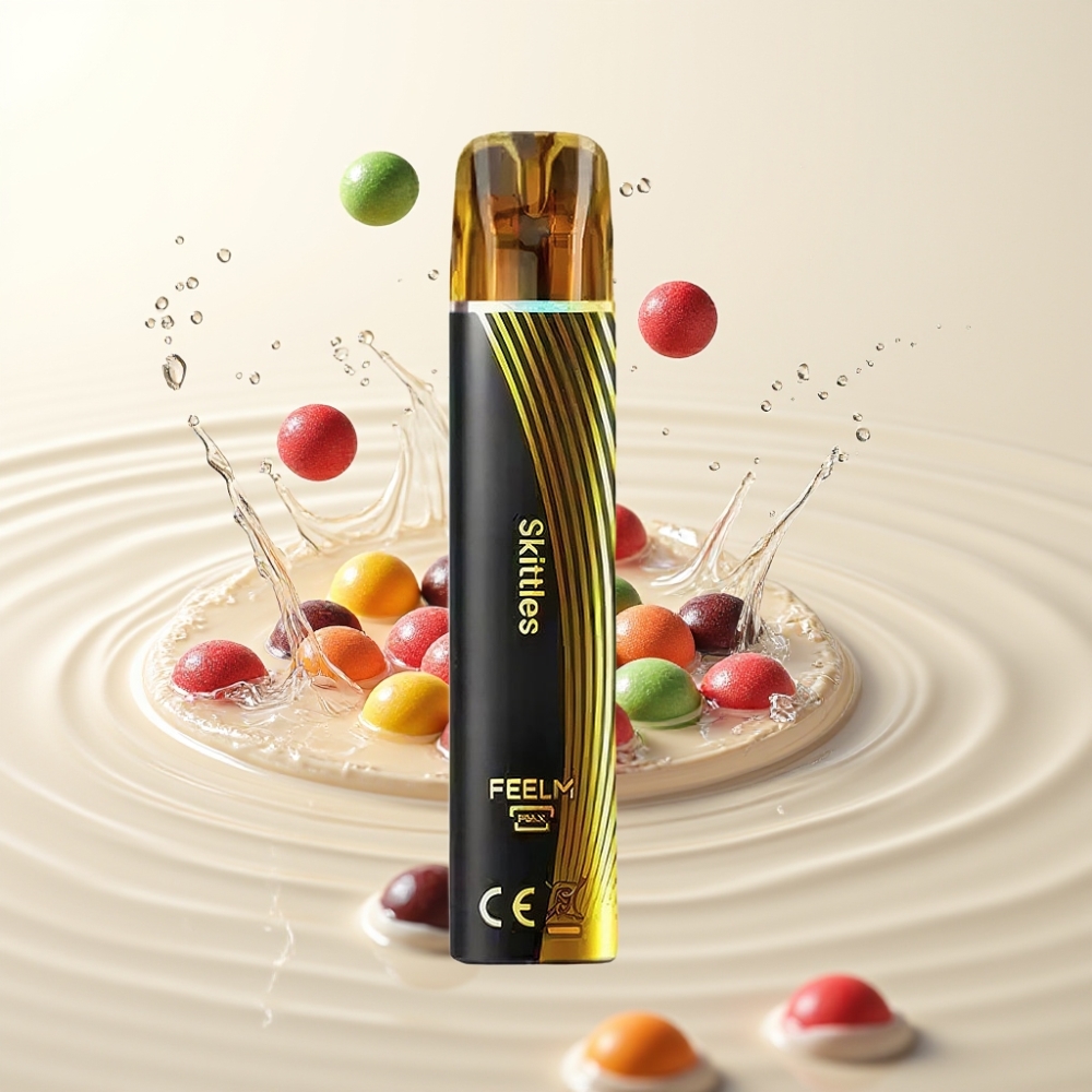 JNR Black&Golden 800 Puffs Wegwerp Vape Skittles 550mAh 2ml TPD 2%