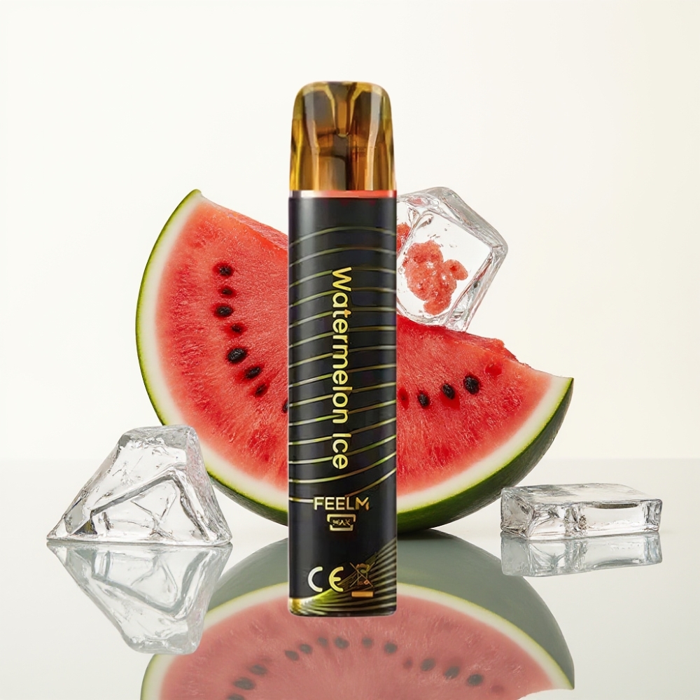 JNR Black&Golden 800 Puffs Wegwerp Vape Watermelon Ice 550mAh 2ml TPD
