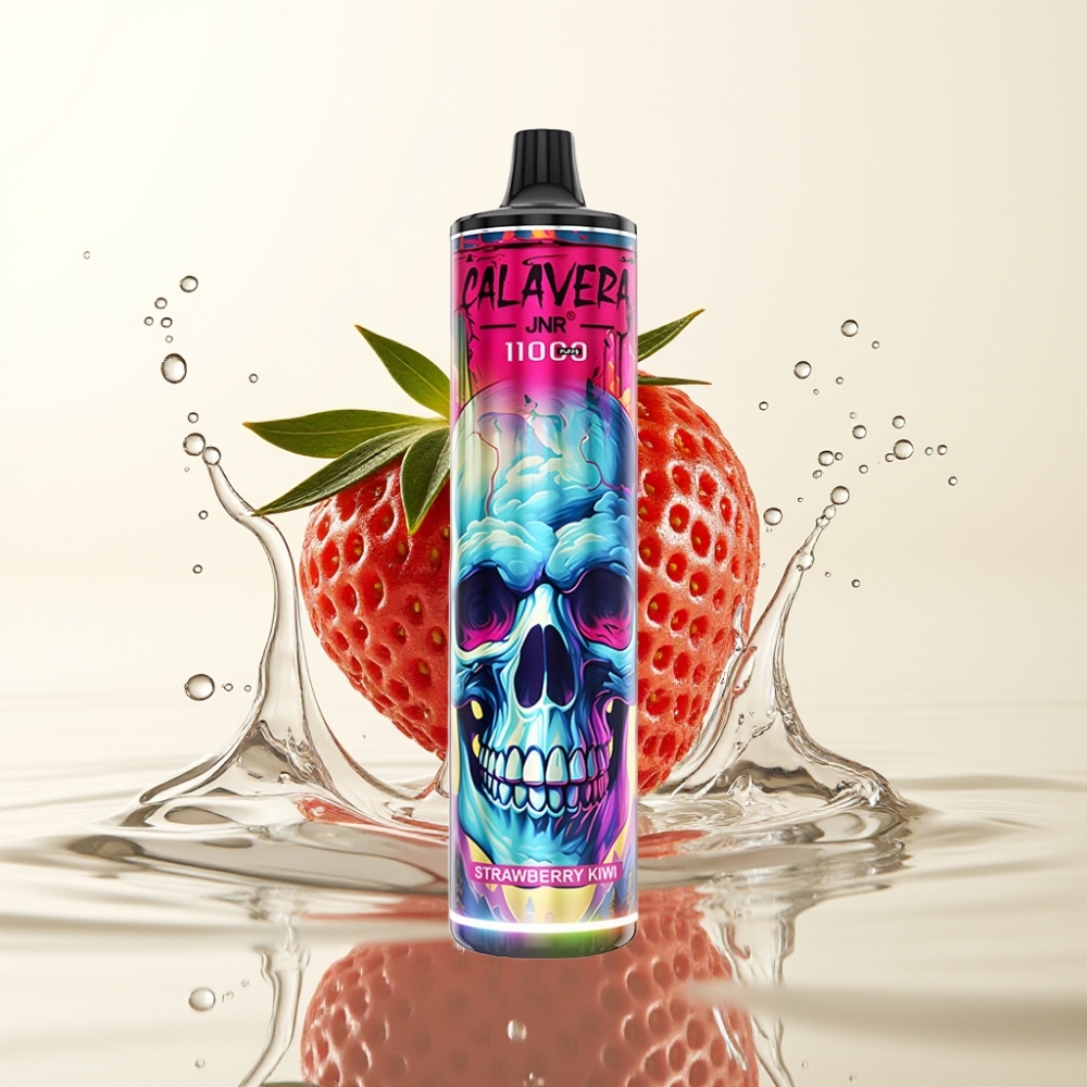 JNR Calavera 11000 Puffs Wegwerp Vape Type-C 21ml Aardbei Kiwi