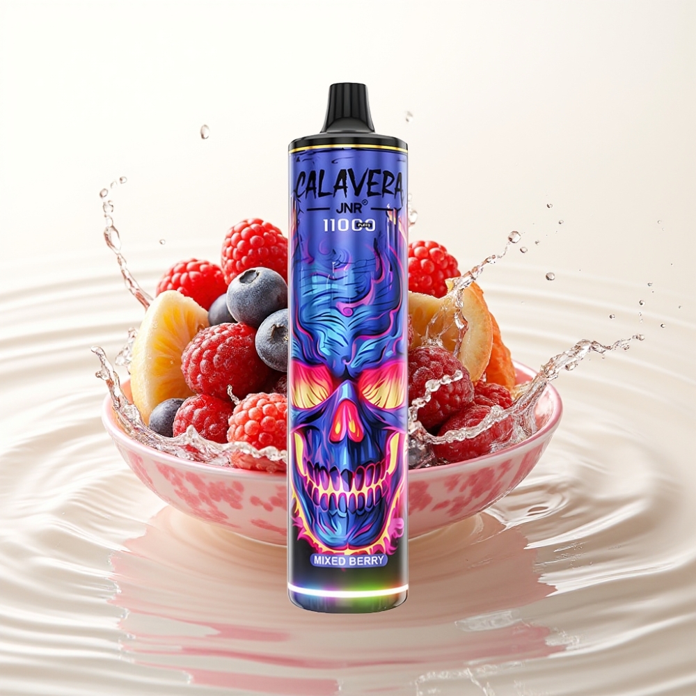 JNR Calavera 11000 Puffs Wegwerp Vape Type-C 850mAh 21ml Gemengde Bes