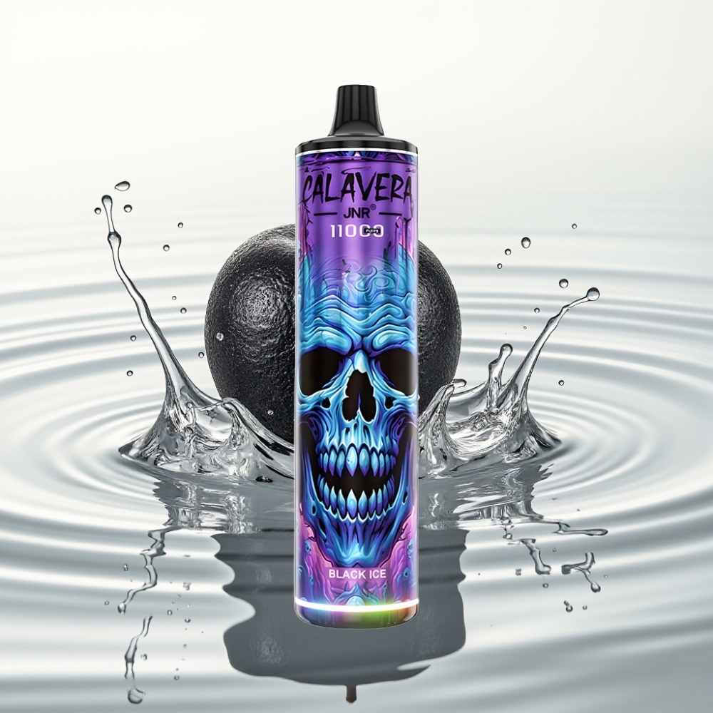 JNR Calavera 11000 Puffs Wegwerp Vape Zwart IJs Type-C 850mAh 21ml
