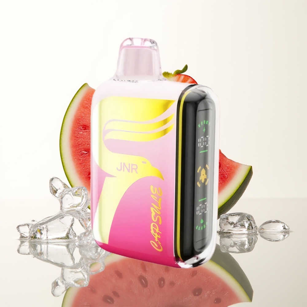 JNR Capsule 15000 Puffs Dual Mesh Coil 20ml Aardbei Watermeloen Ice Type-C Quick Charge