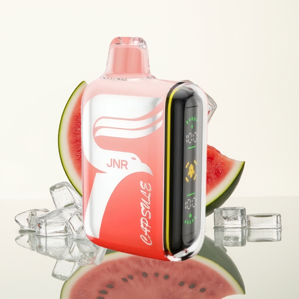 JNR Capsule 15000 Puffs Watermeloen Brazz IJs Dual Mesh Coil Boost Mode Type-C