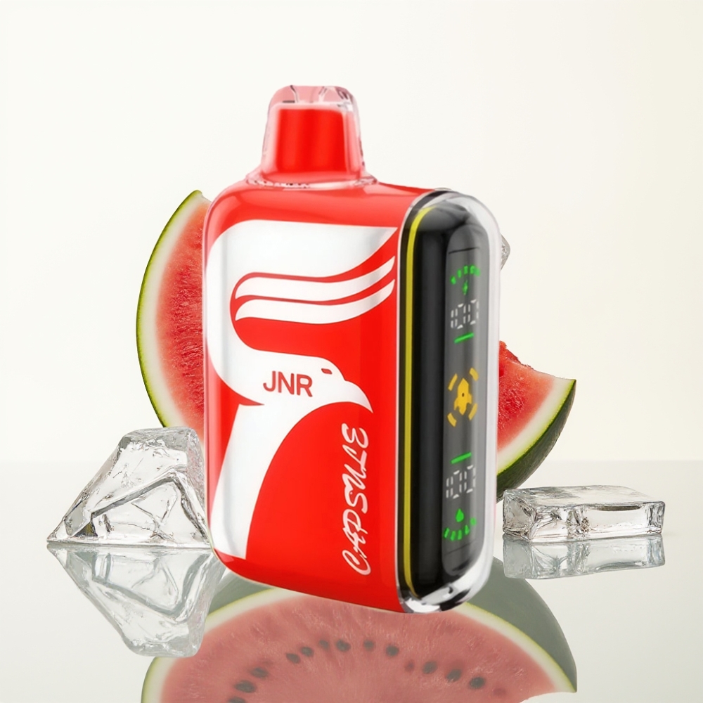 JNR Capsule 15000 Puffs Watermeloen Ijs 20ml Dual Mesh Coil Smart LED Boost Mode Type-C