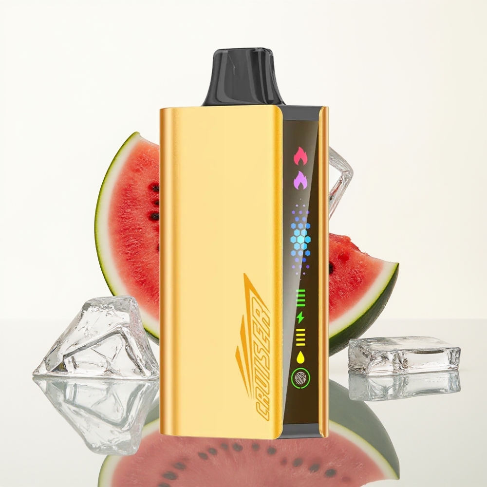 JNR Cruiser 12000 Puffs No-Charge Wegwerp Vape Watermeloen IJs – 3500 mAh, Dual Mesh