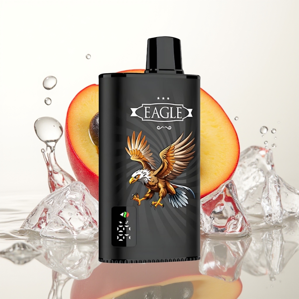 JNR EAGLE Smart 23000 Puffs Wegwerp Vape Zwarte Bes Mango IJs met Digitaal Scherm & Luchtstroomregeling