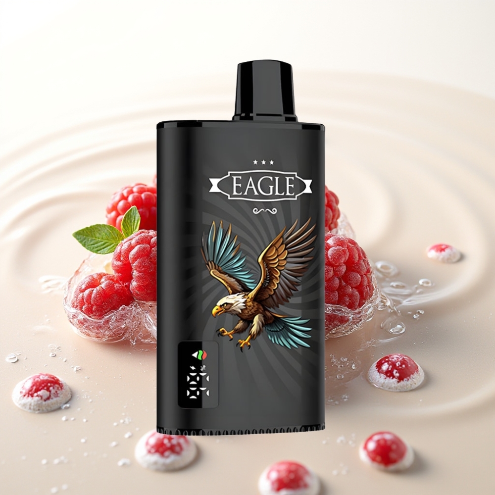 JNR EAGLE Smart 23000 Puffs Wegwerp Vape met Digitaal Scherm, 1.0ohm Mesh Coil, Type-C en Gemengde Bessen Smaak
