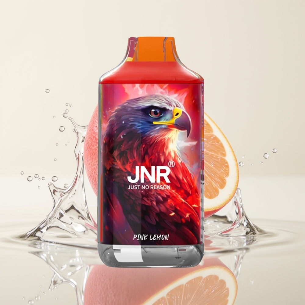 JNR Falcon 16000 Puffs 22ml Dual Mesh Coil Roze Citroen