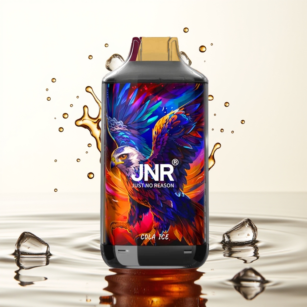 JNR Falcon 16000 Puffs 22ml Dual Mesh Cola Ijs Smart LED Display