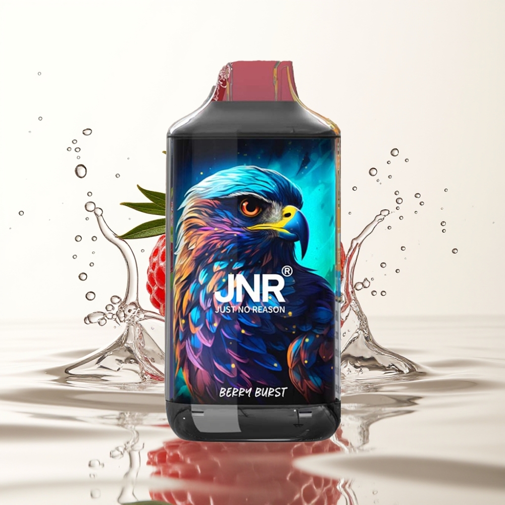 JNR Falcon 16000 Puffs Dual Mesh Berry Burst Smart LED Type C 22ml