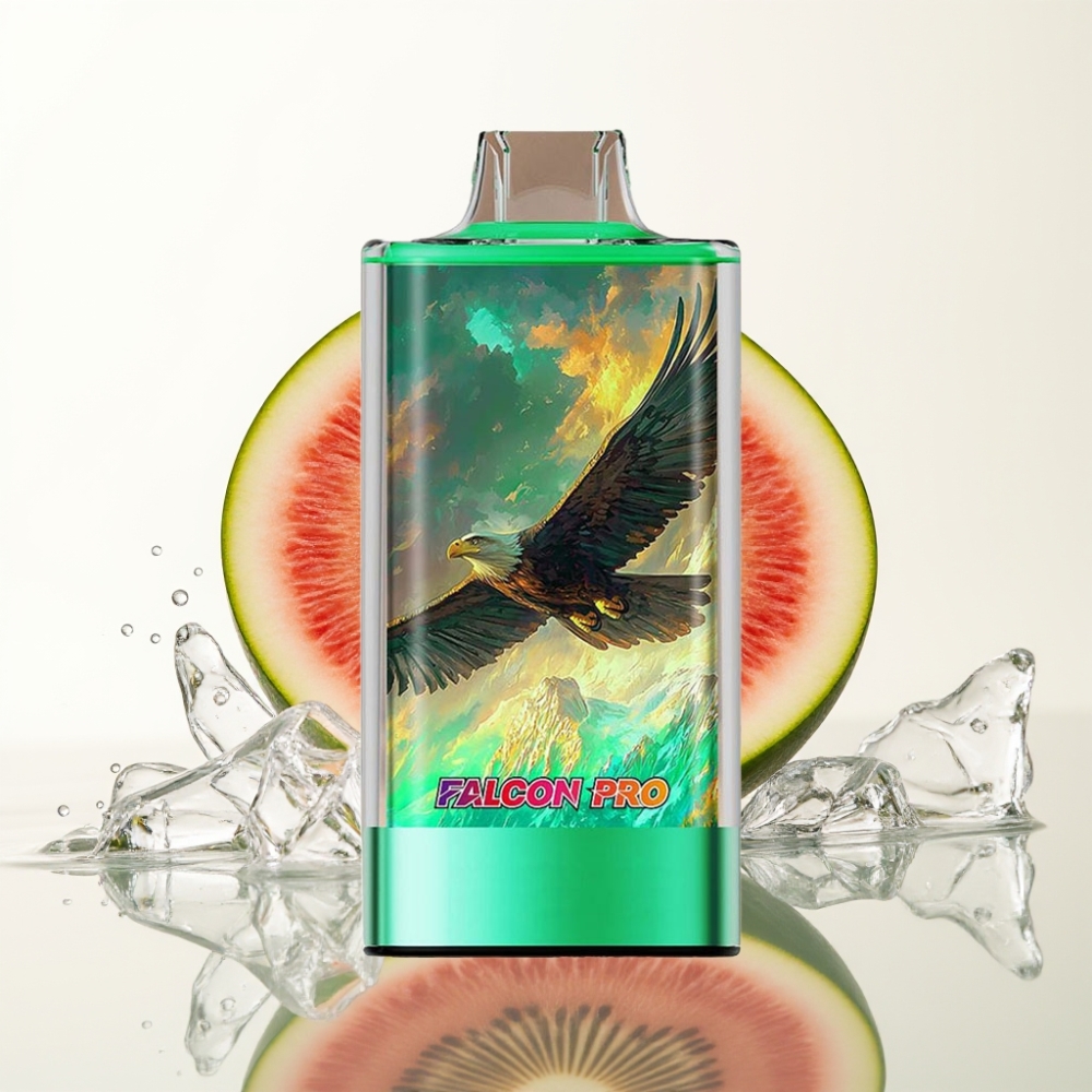 JNR Falcon Pro 28000 30ml 5% Kiwi Watermelon IJs MTL Dual Mesh Smart Display USB-C
