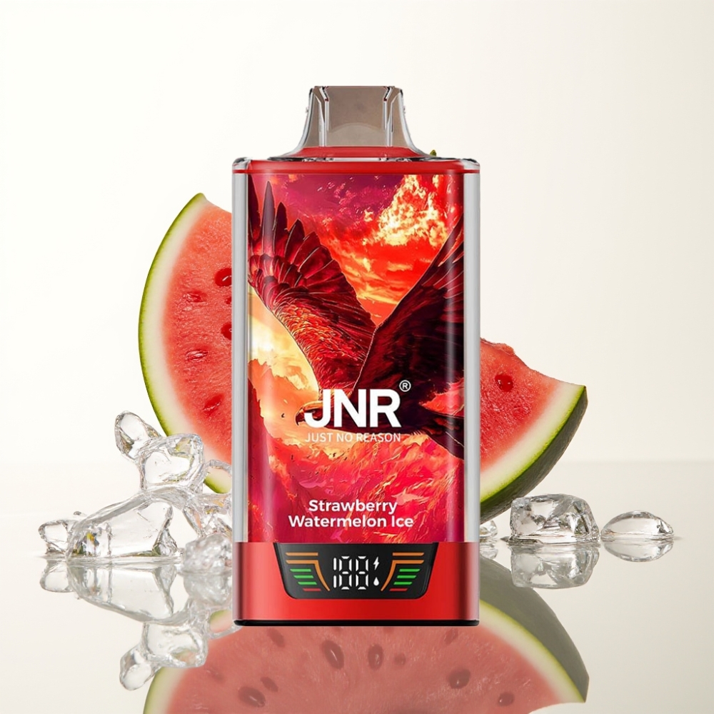 JNR Falcon Pro 28000 30ml Smart Display Aardbei Watermeloen IJs Wegwerp Vape
