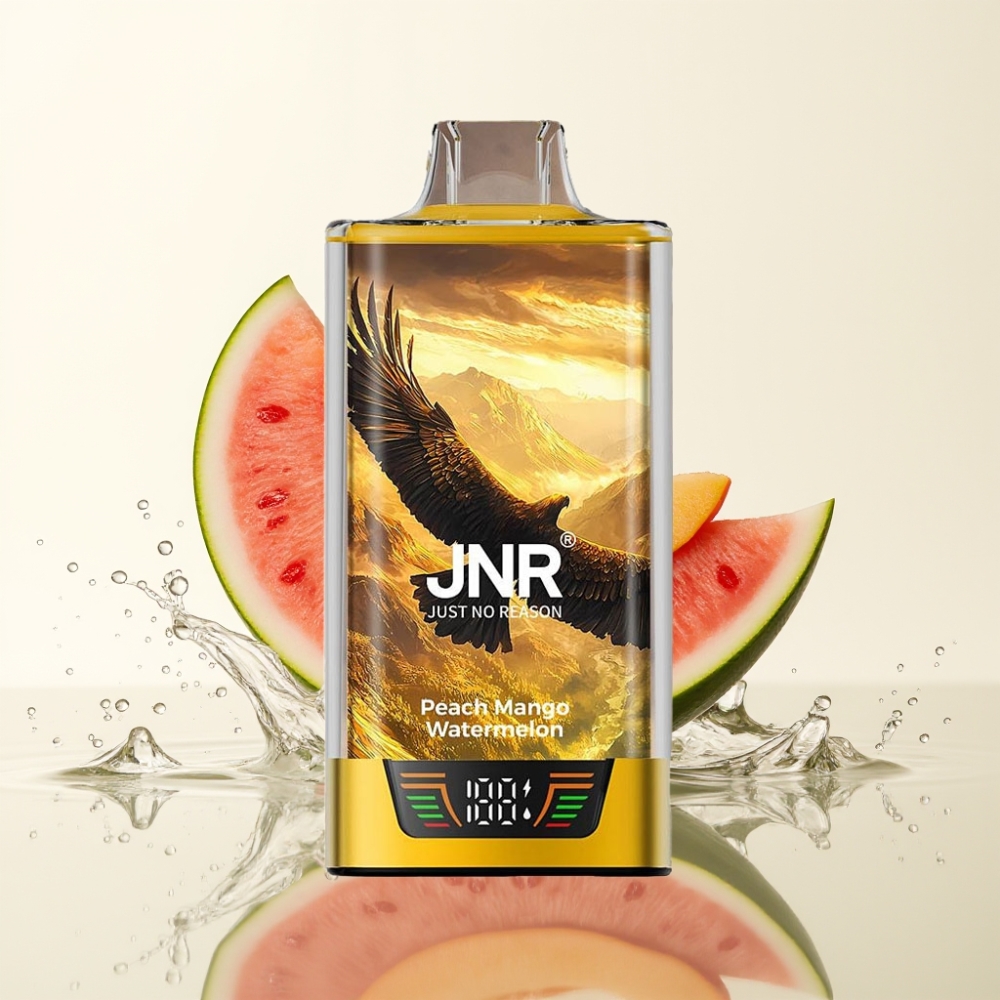 JNR Falcon Pro 28000 Wegwerp Vape 30ml 5% Nicotine Perzik Mango Watermeloen