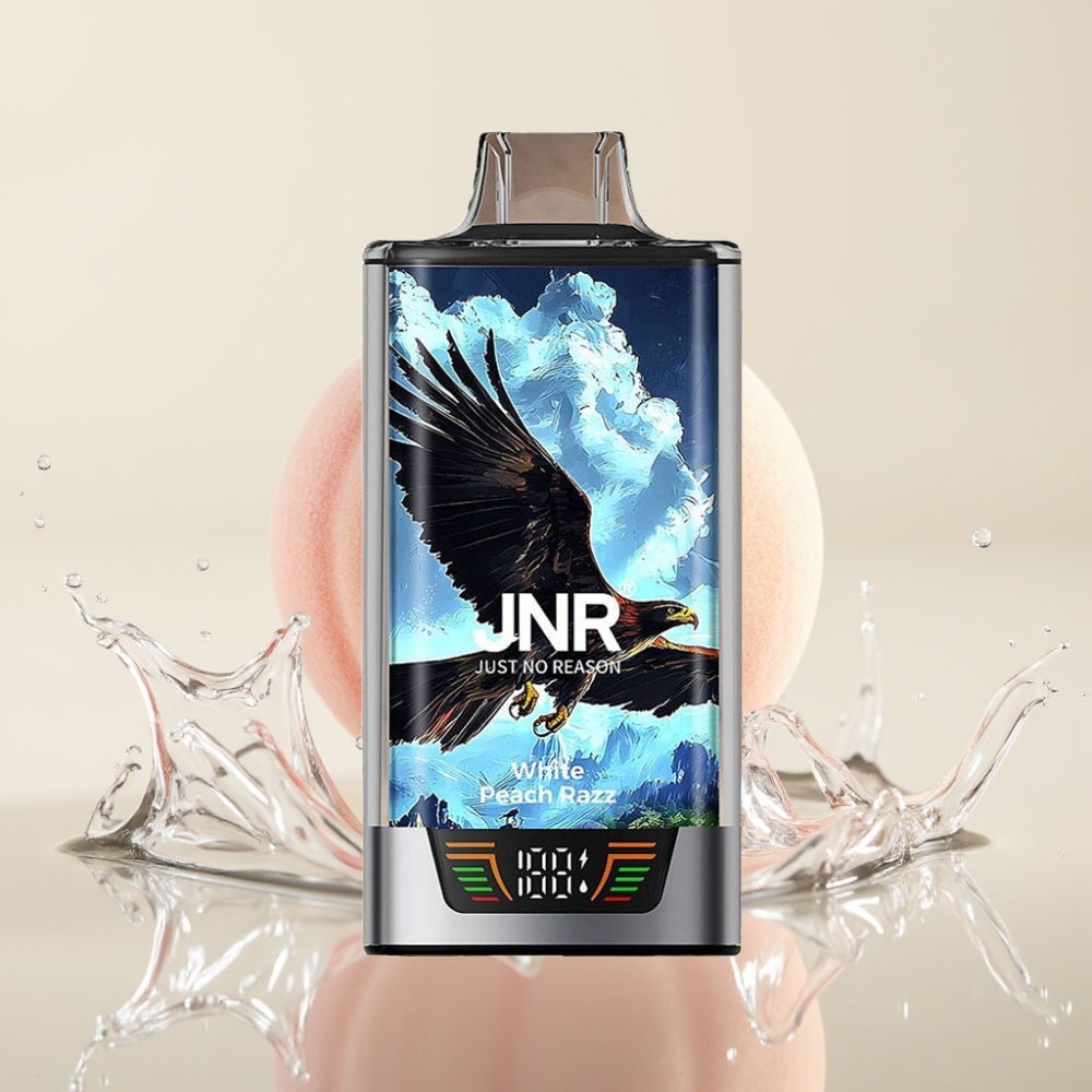 JNR Falcon Pro 28000 Wegwerp Vape 30ml 5% Nicotine Witperzik Razz