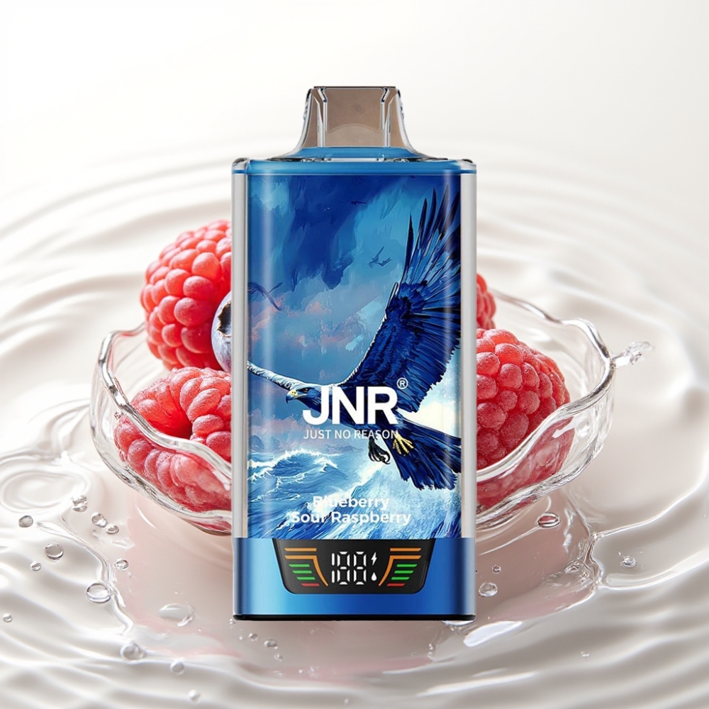 JNR Falcon Pro 28000 Wegwerp Vape 30ml 950mAh Blauwe Bes Zure Framboos Dual Mesh
