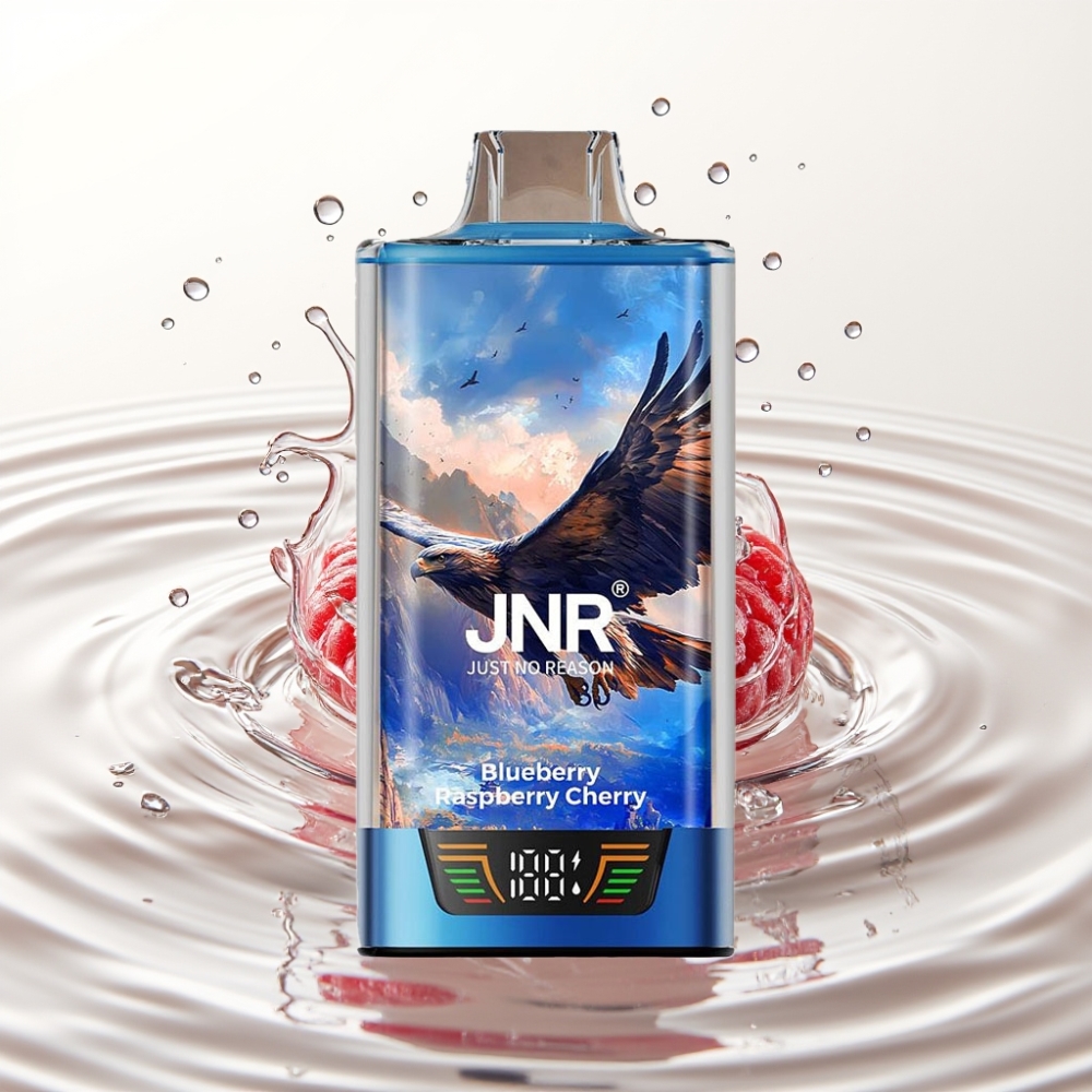 JNR Falcon Pro 28000 Wegwerp Vape 30ml 950mAh Smart Display Blauwe Bes Framboos Kers