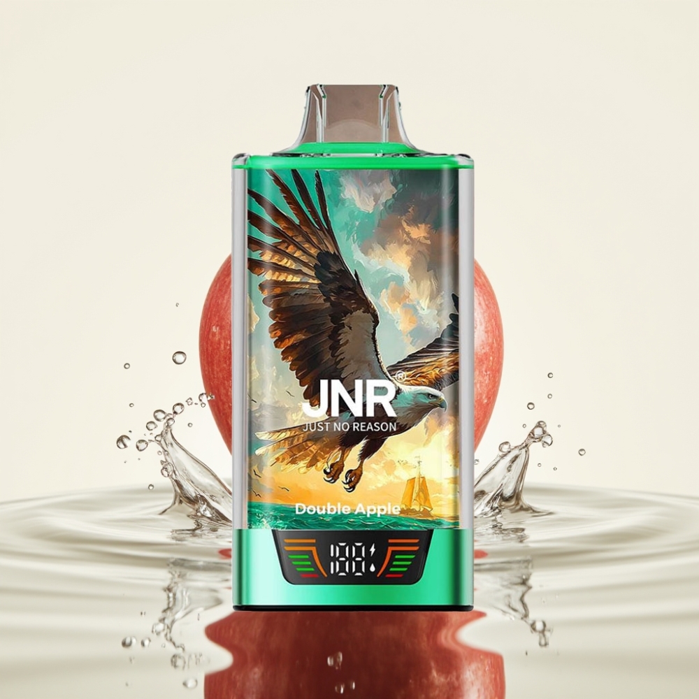 JNR Falcon Pro 28000 Wegwerp Vape 30ml Dual Mesh Dubbel Appel MTL USB-C