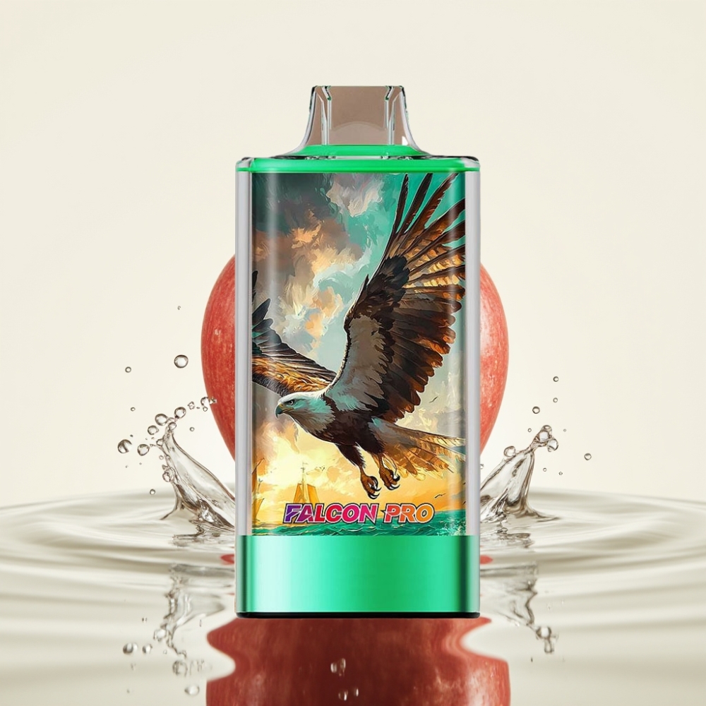 JNR Falcon Pro 28000 Wegwerp Vape 30ml Dual Mesh Dubbel Appel MTL USB-C