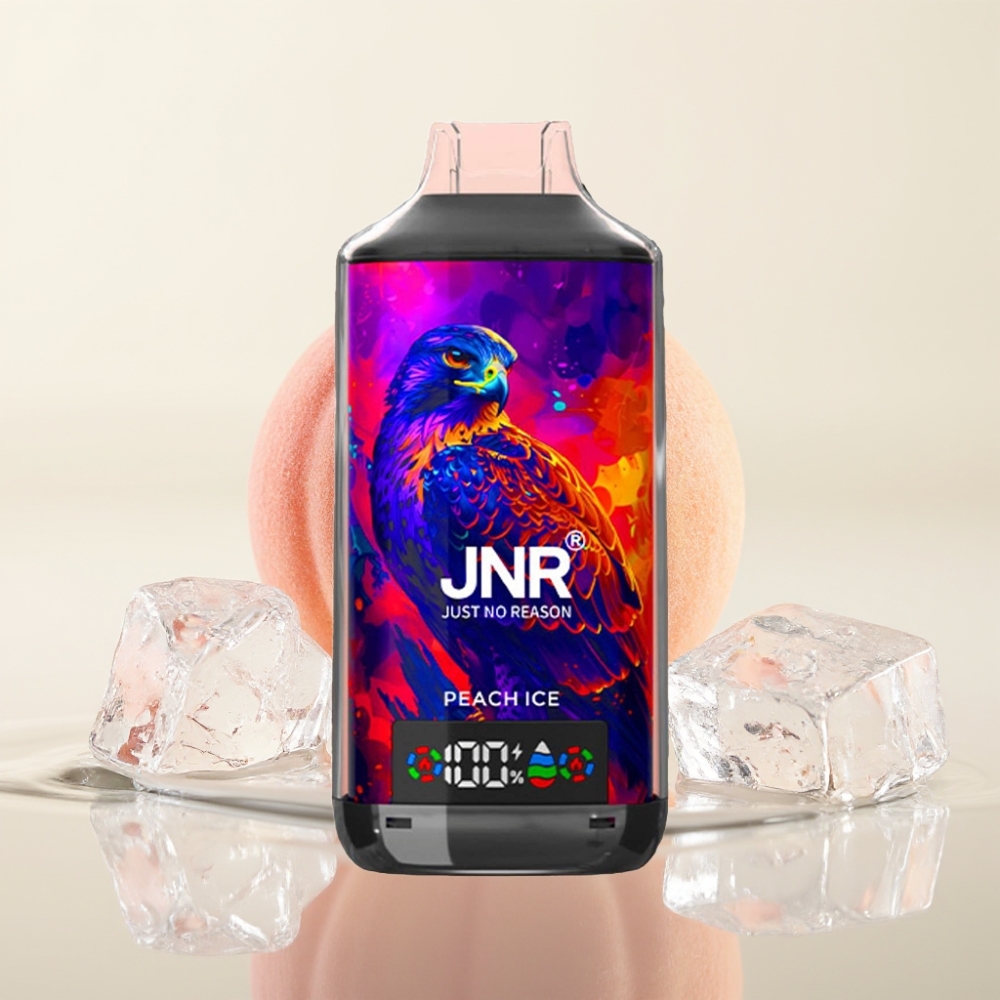 JNR Falcon X 18000 Puffs 24ml Peach Ijs Dual Mesh Coil Type-C