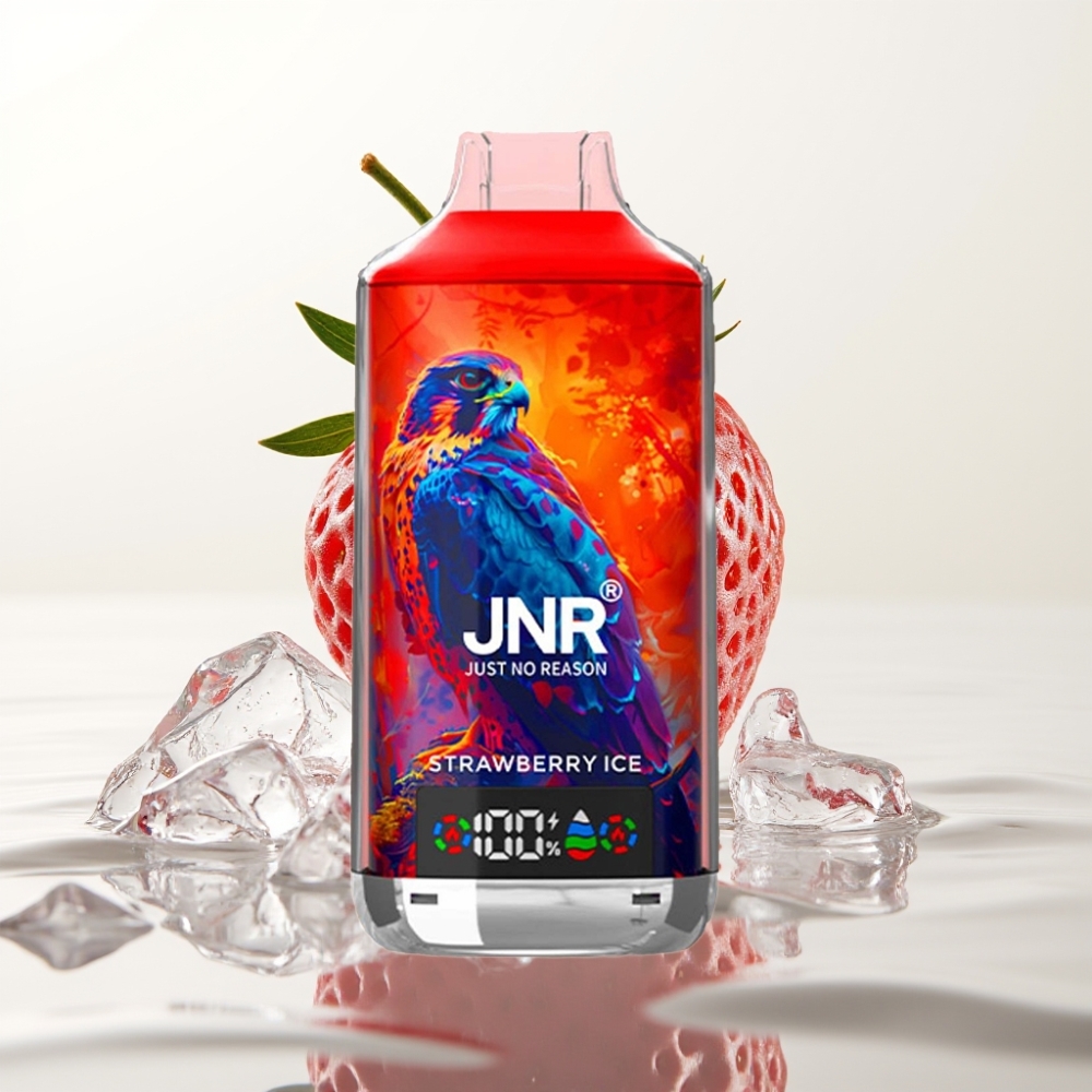 JNR Falcon X 18000 Puffs Dual Mesh Coil 24ml Aardbeienijs