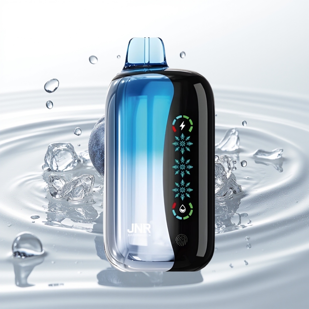 JNR Flex Ice 21000 Puffs Touch Screen Customizable Airflow Blauwe Bes Ijs
