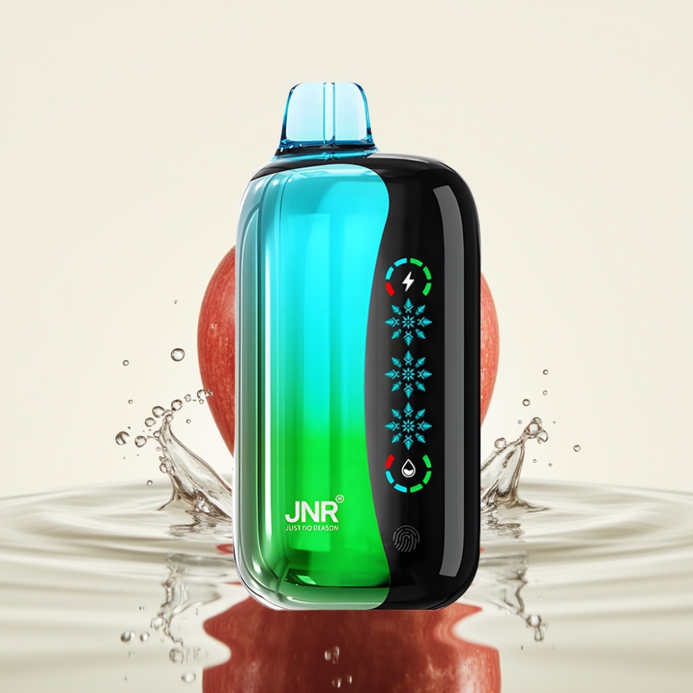 JNR Flex Ice 21000 Puffs Wegwerp Vape Dubbel Appel Ice Adjustable Touch Screen