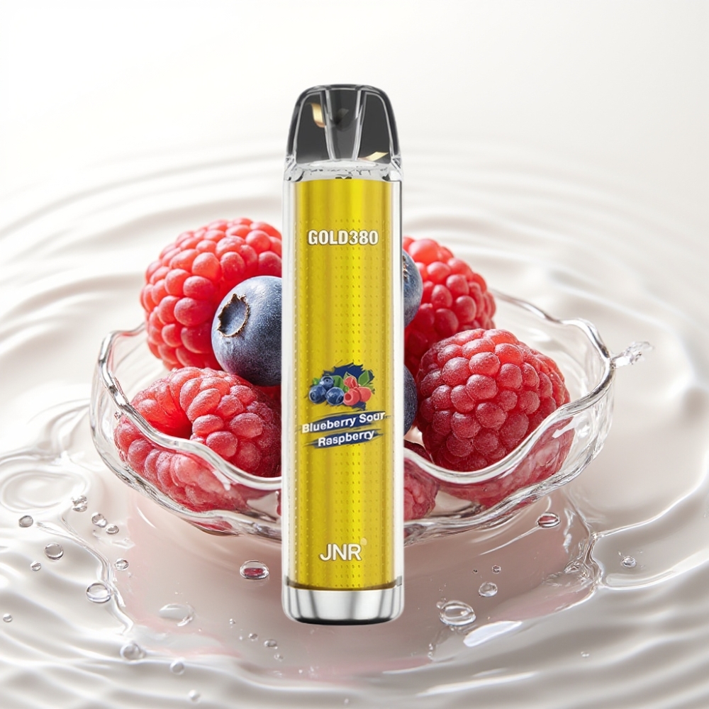 JNR Gold380 6000 Puffs 13ml 1500mAh Blauwe Bes Zure Framboos Wegwerp Vape