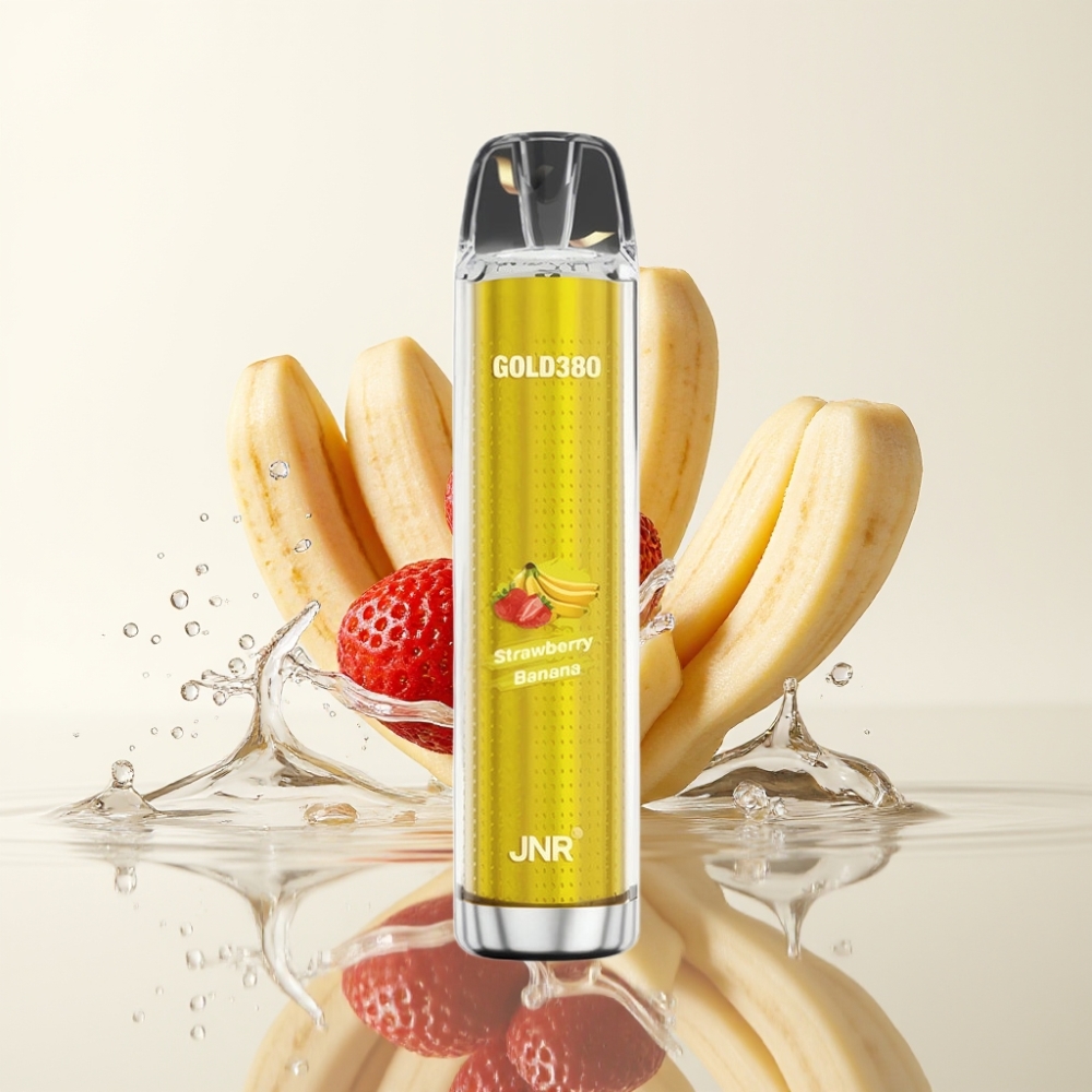 JNR Gold380 6000 Puffs 1500mAh 13ml Aardbei Banaan Wegwerp Vape