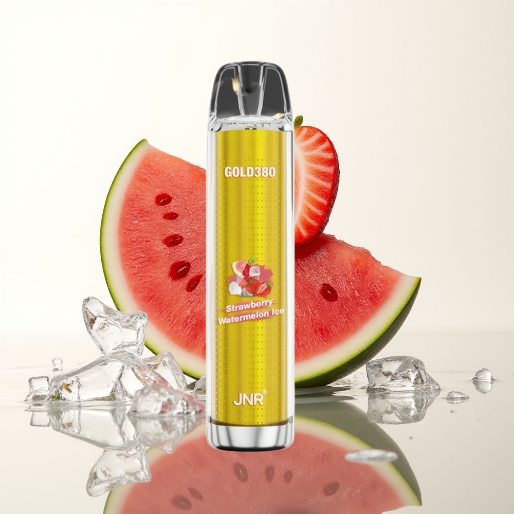 JNR Gold380 6000 Puffs 1500mAh 13ml Aardbei Watermeloen Ijs