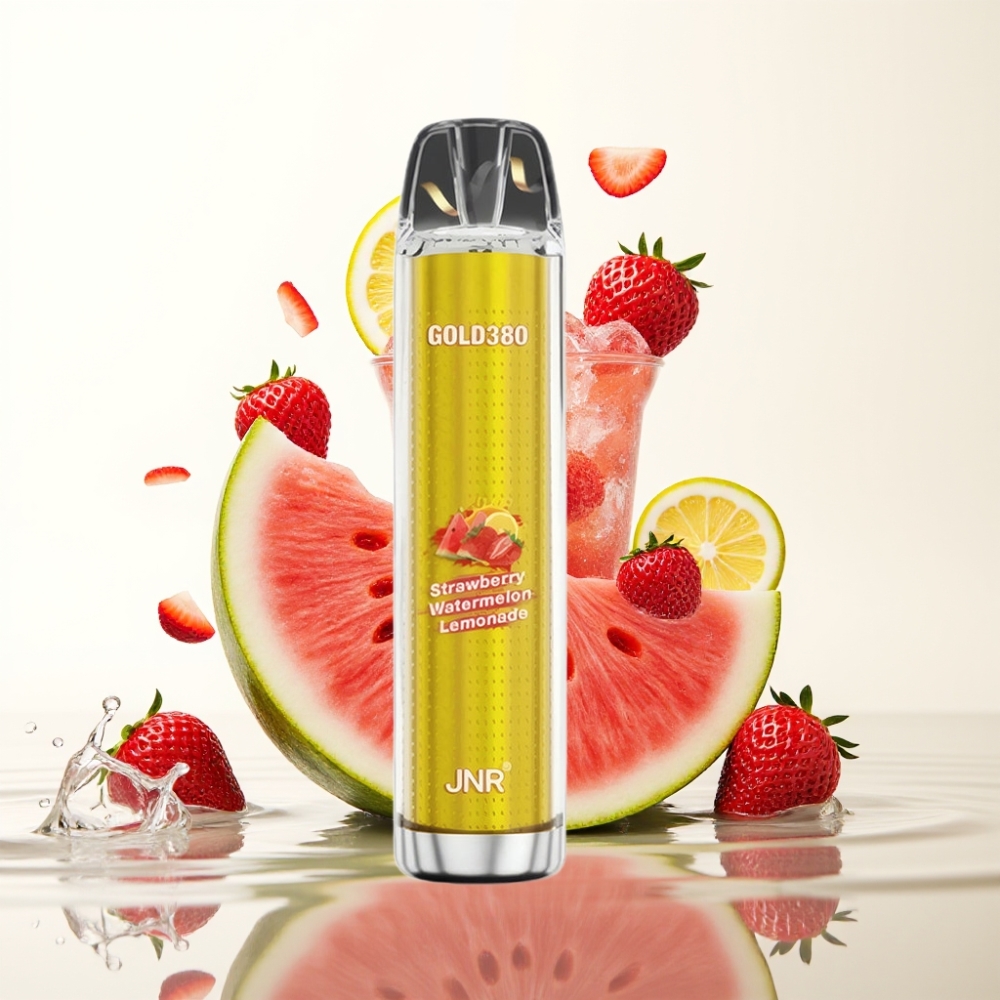 JNR Gold380 6000 Puffs 1500mAh 13ml Aardbei Watermeloen Limonade