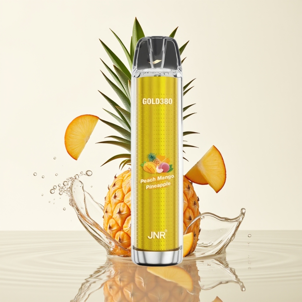 JNR Gold380 6000 Puffs 1500mAh 13ml Perzik Mango Ananas Wegwerp Vape