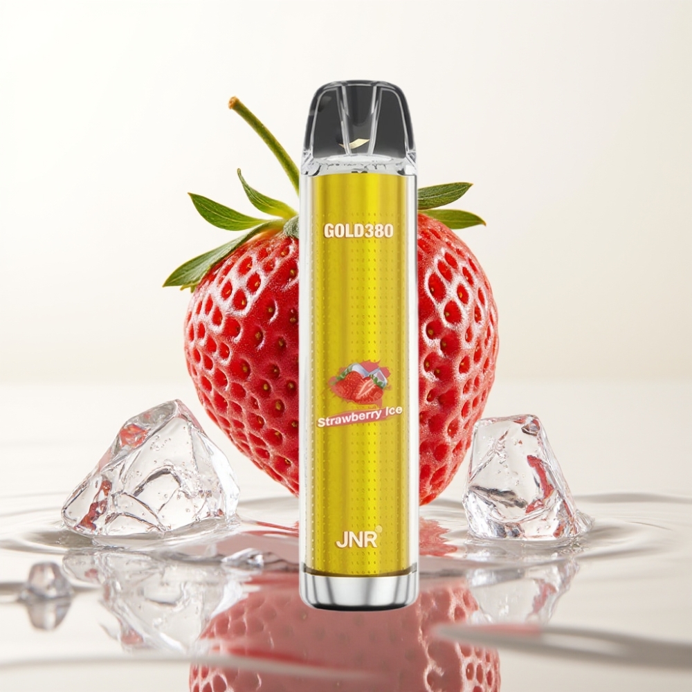 JNR Gold380 6000 Puffs 1500mAh Aardbei IJs Wegwerp Vape