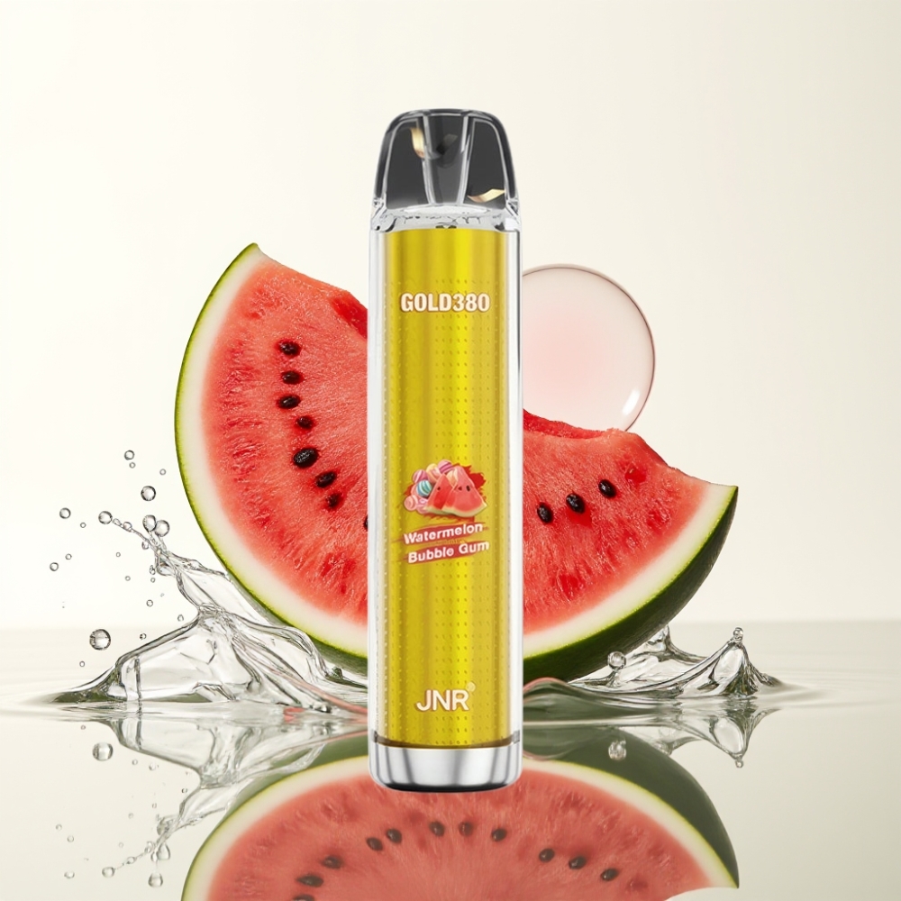 JNR Gold380 6000 Puffs 1500mAh Watermeloen Bubble Gum Wegwerp Vape