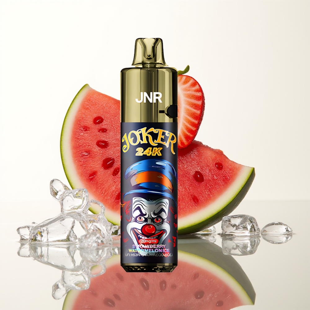 JNR Joker 24K Puffs Refillable 800mAh Aardbei Watermeloen Ijs Wegwerp Vape